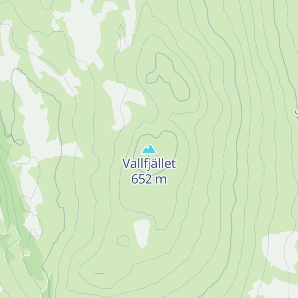 Map of Vallfjället