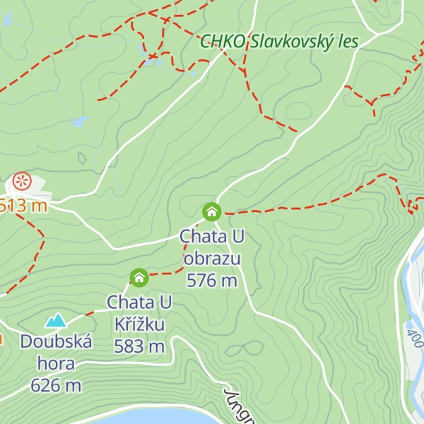 Map of Chata U obrazu