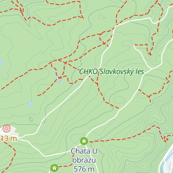 Map of Luční bouda