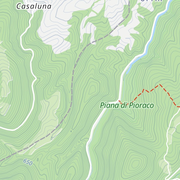Map of Colle Gagli