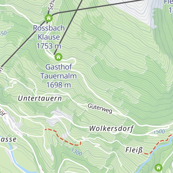 Map of Obere Wegscheiderhube