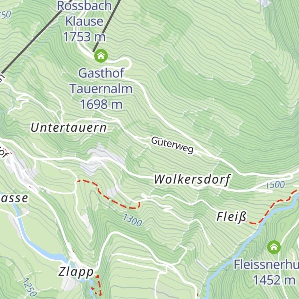 Map of Jörgerhube