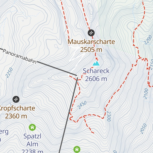 Map of Panoramarestaurant Schareck