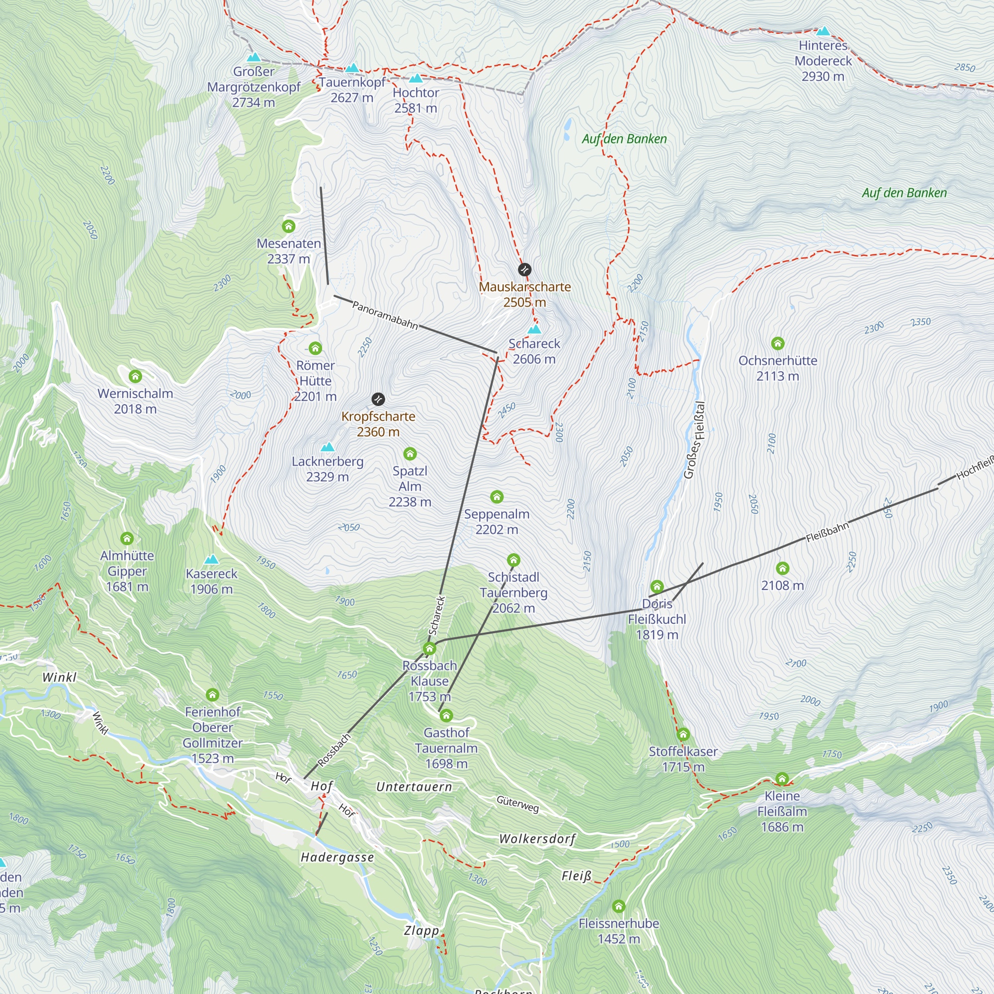 Seppenalm map