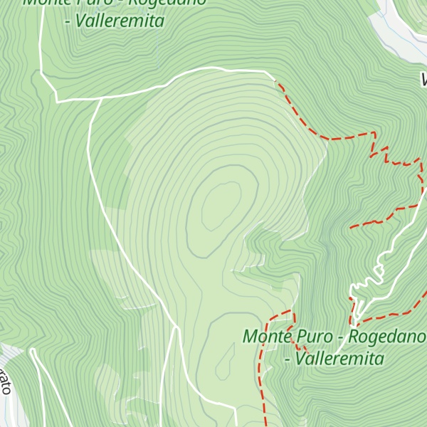 Map of Monte Rogedano