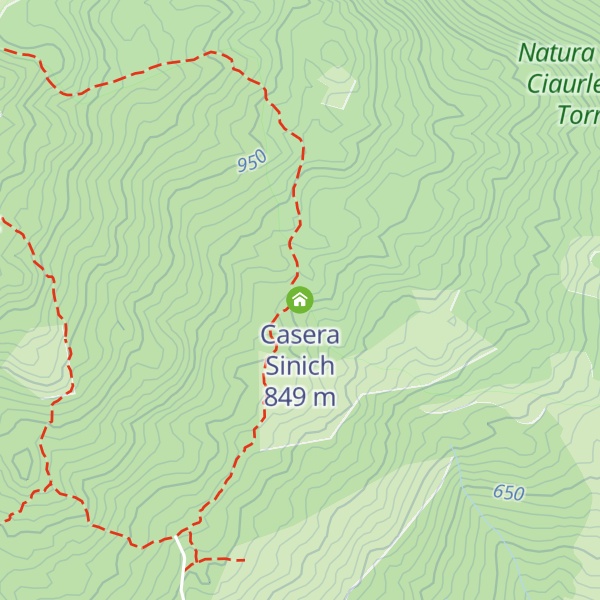 Map of Casera Sinich