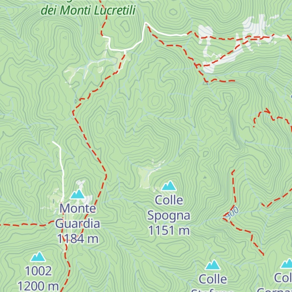 Map of Colle Zinno