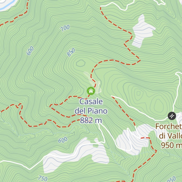 Map of Casale del Piano