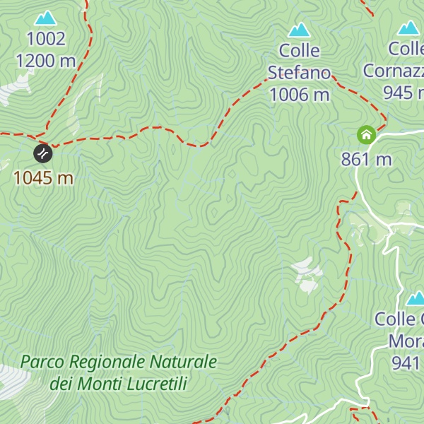 Map of Colle degli Aselli