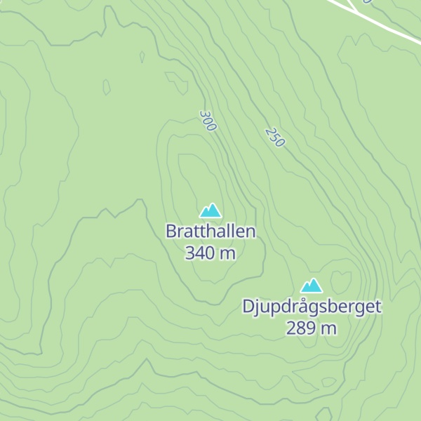 Map of Bratthallen