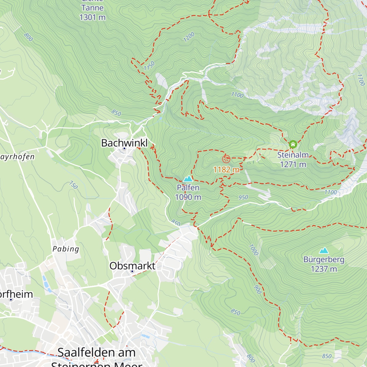 Einsiedelei map