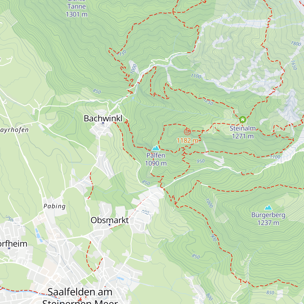 Einsiedelei map