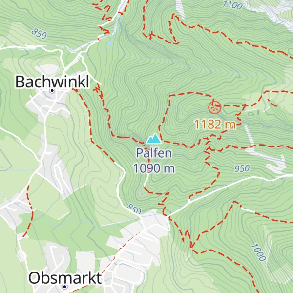 Map of Einsiedelei