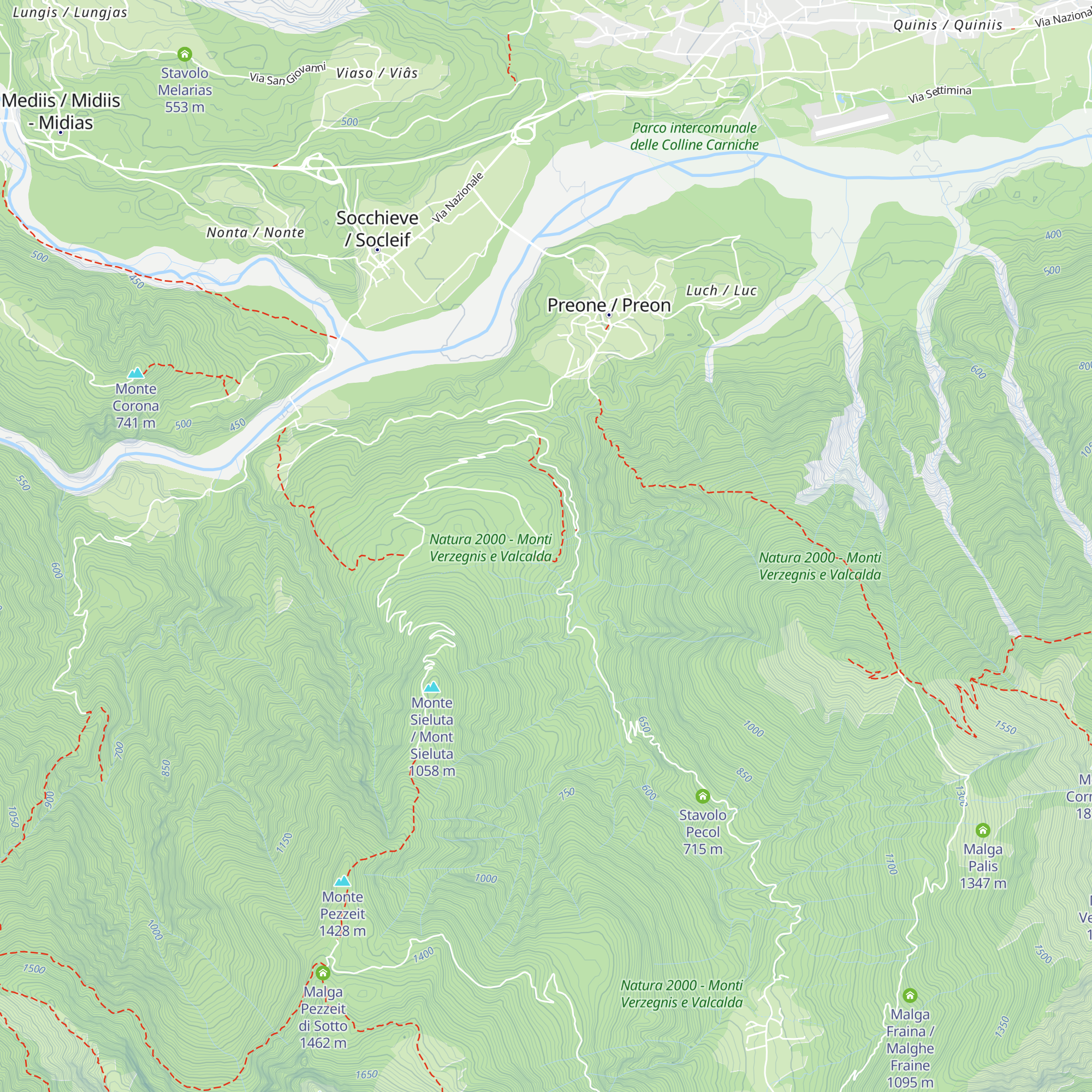 Stallo Lunas map