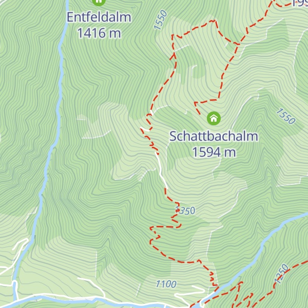 Map of Unterdillingalm
