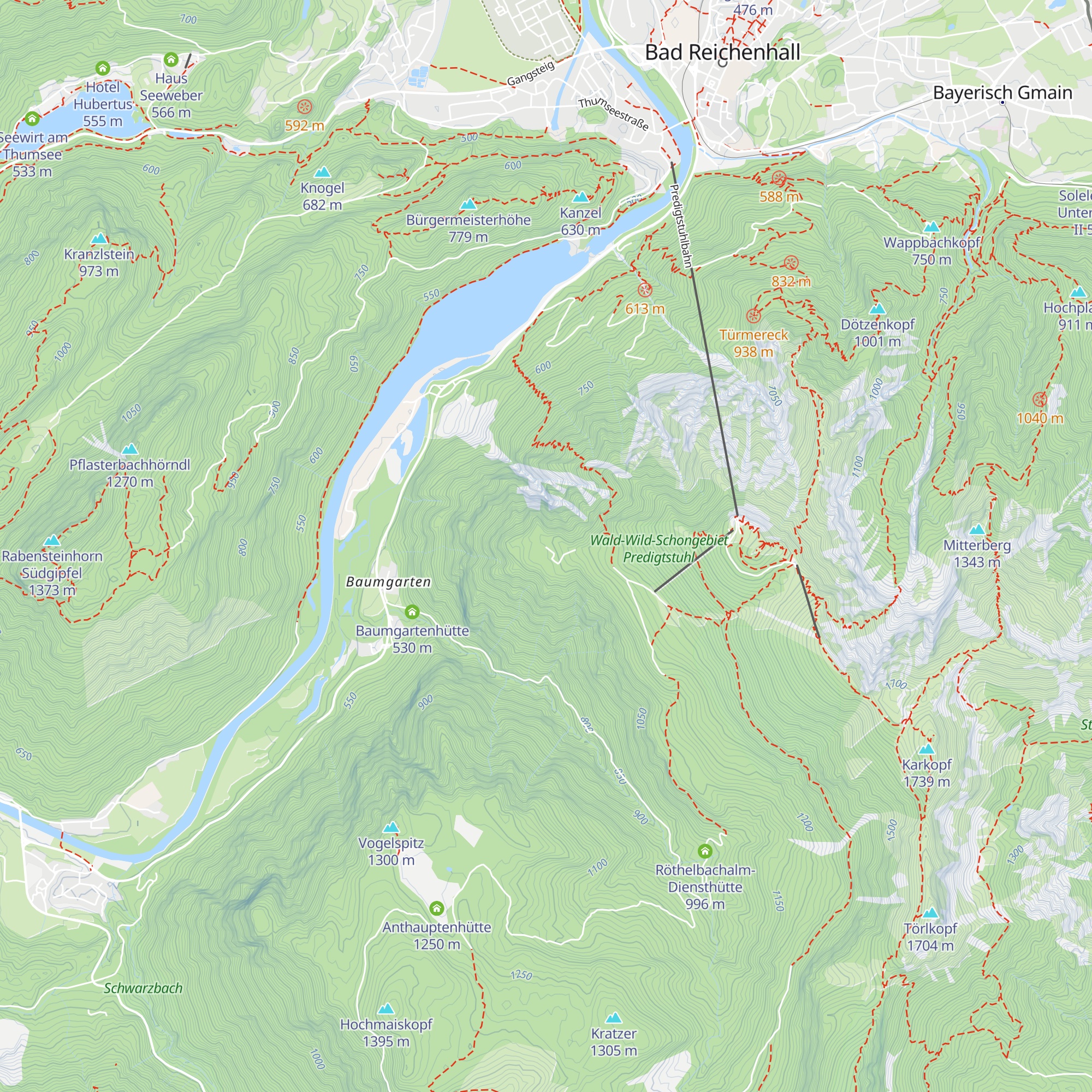 Poschhütte map