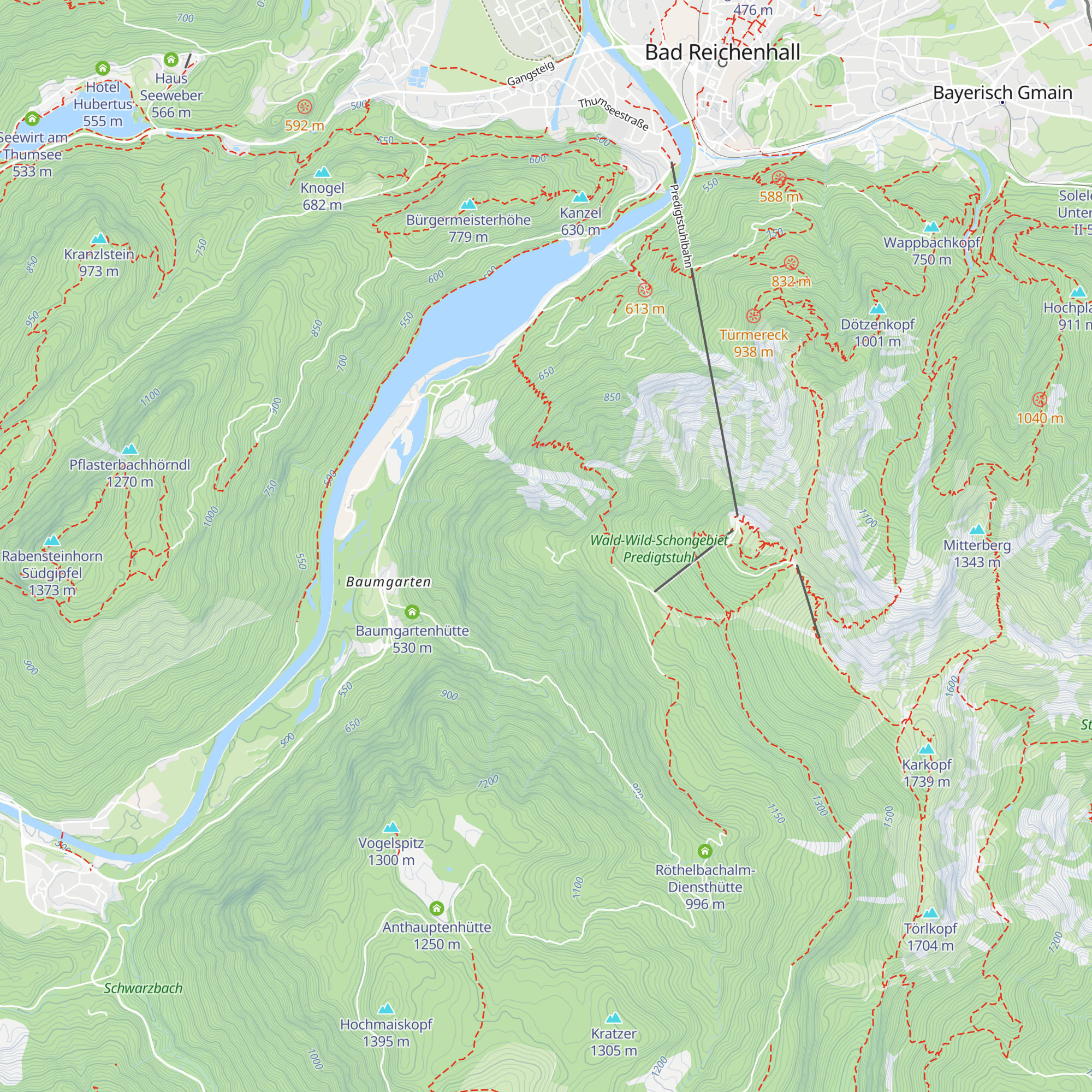 Poschhütte map