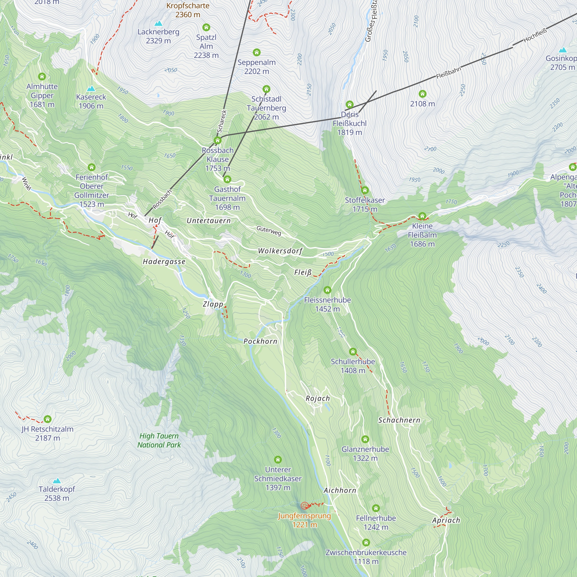 Paulfleissnerhube map