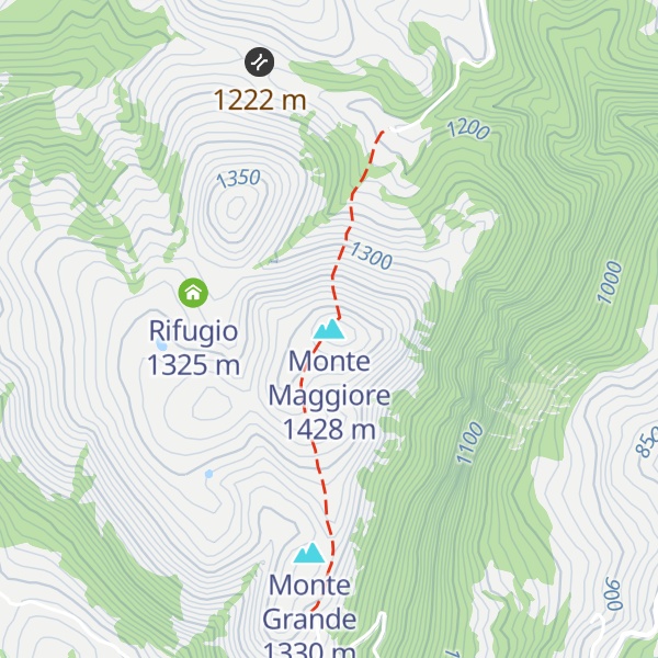 Map of Monte Maggiore