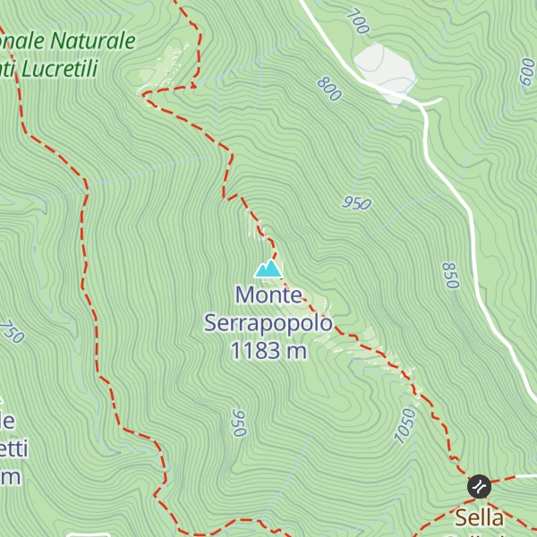 Map of Monte Serrapopolo
