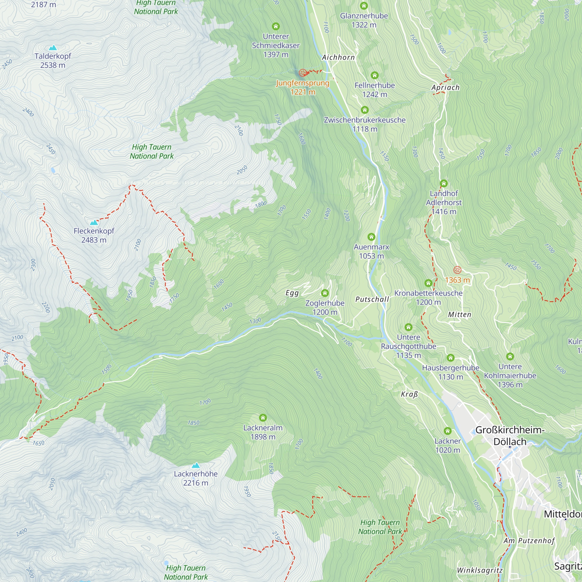 Thalerhube map
