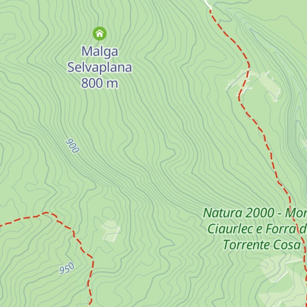 Map of Malga Favidal