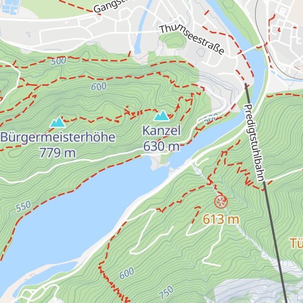 Map of Wirtshaus am Saalachsee