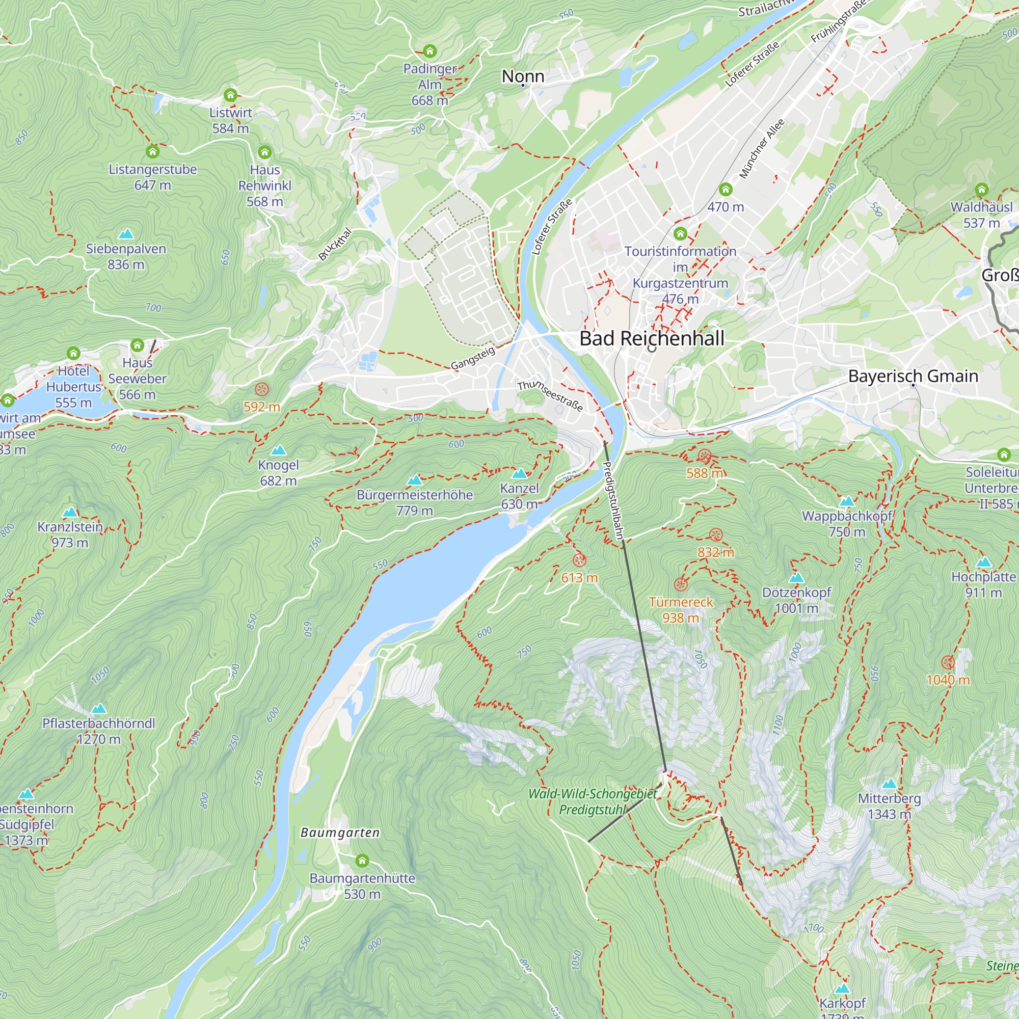 Wirtshaus am Saalachsee map