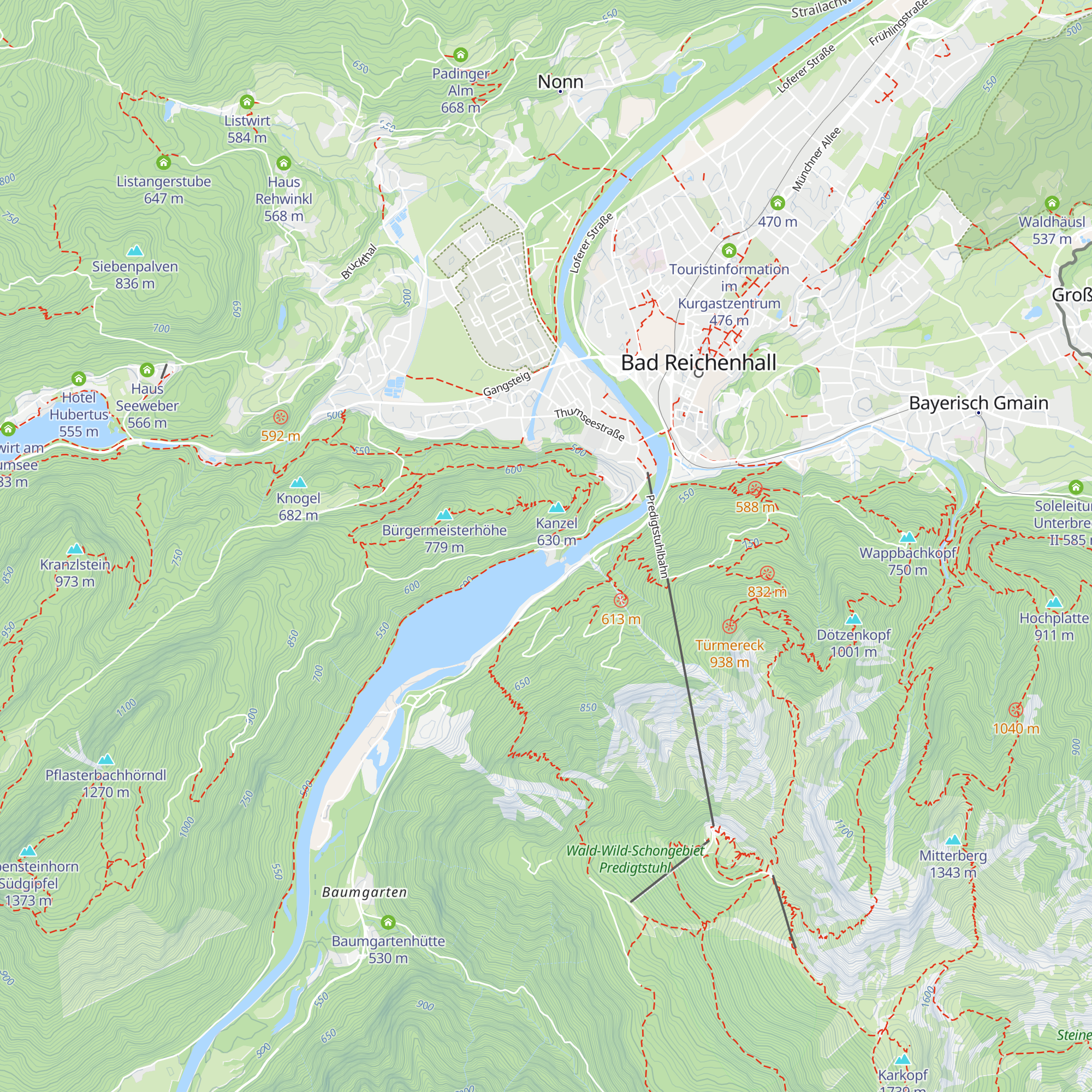 Wirtshaus am Saalachsee map