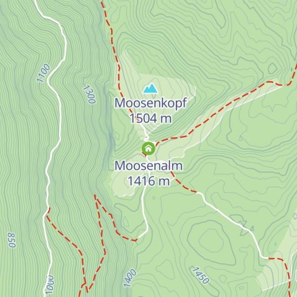 Map of Moosenalm