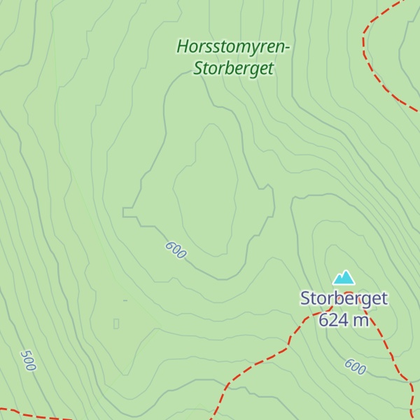 Map of Vålhallberget