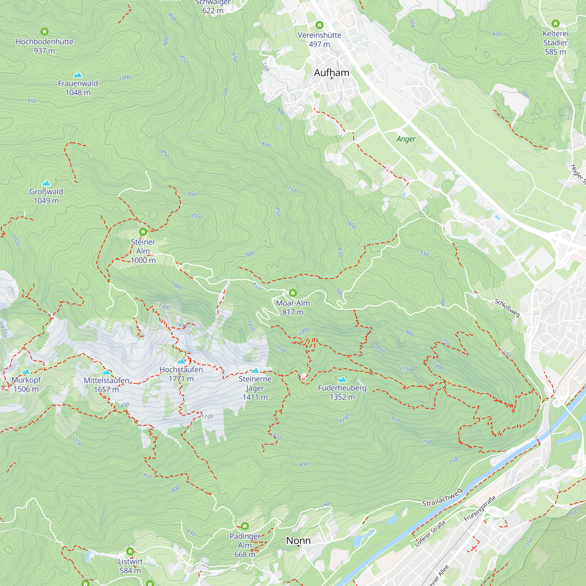 Moar-Alm map