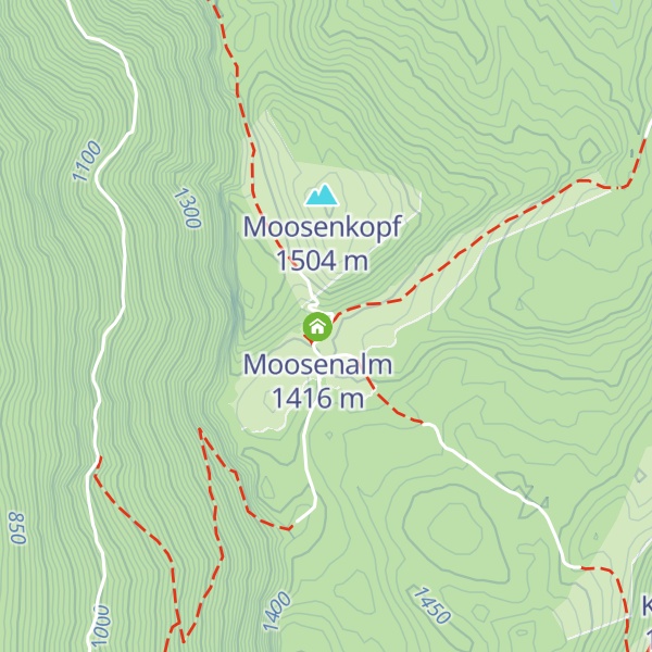Map of Moosenalm