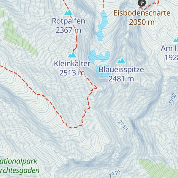Map of Hochkalter