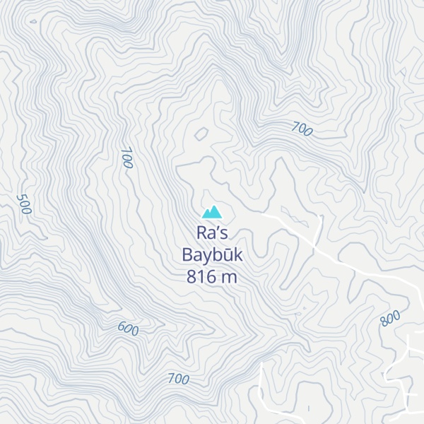 Map of Ra’s Baybūk
