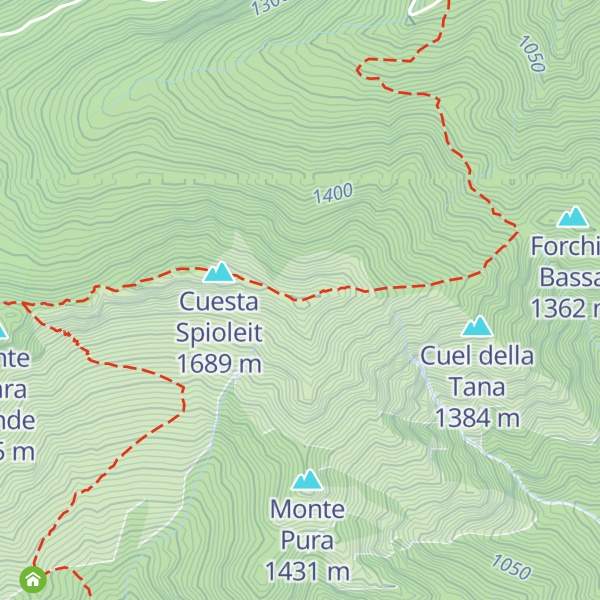 Map of Cei dei Pas