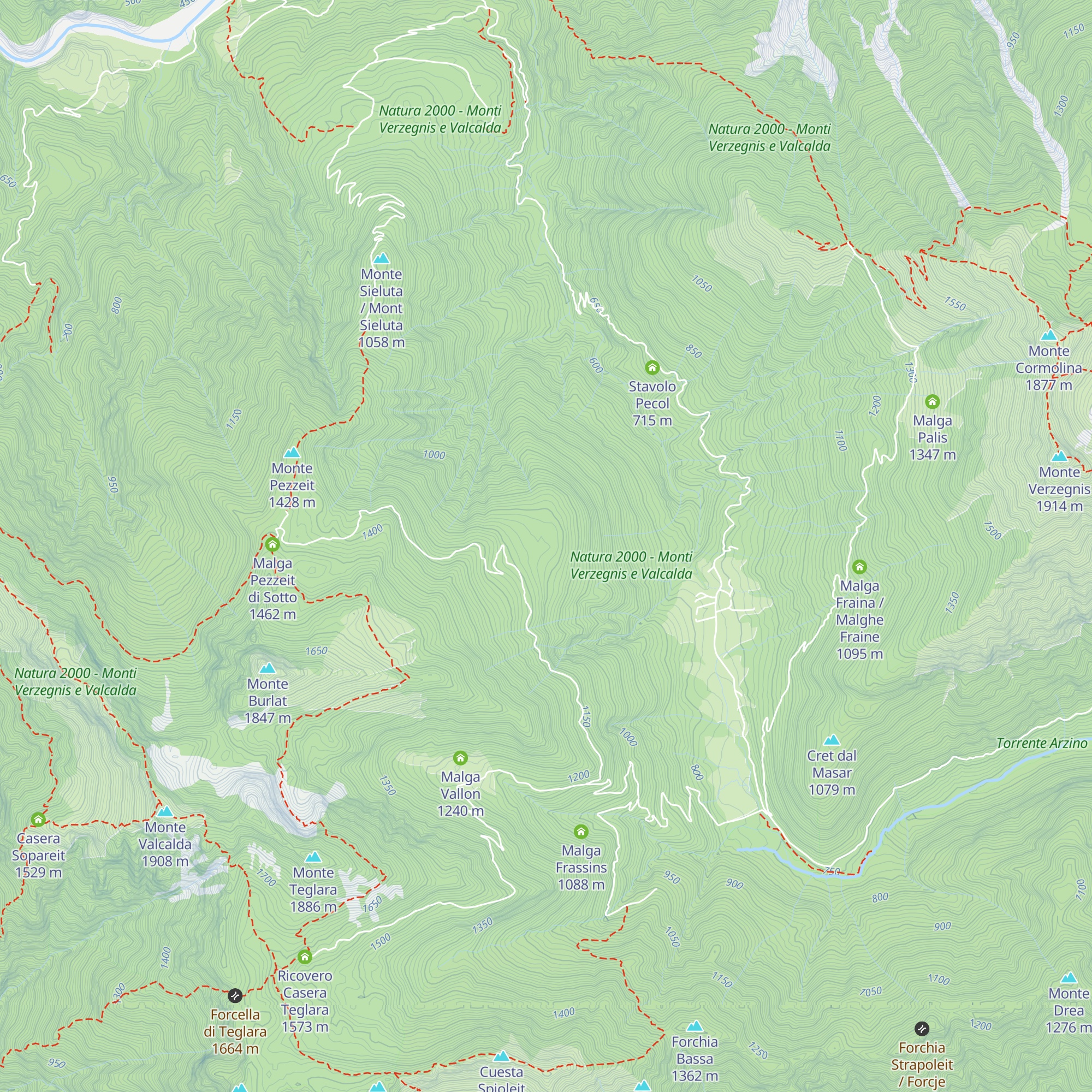 Ricovero Lindo Lupieri map