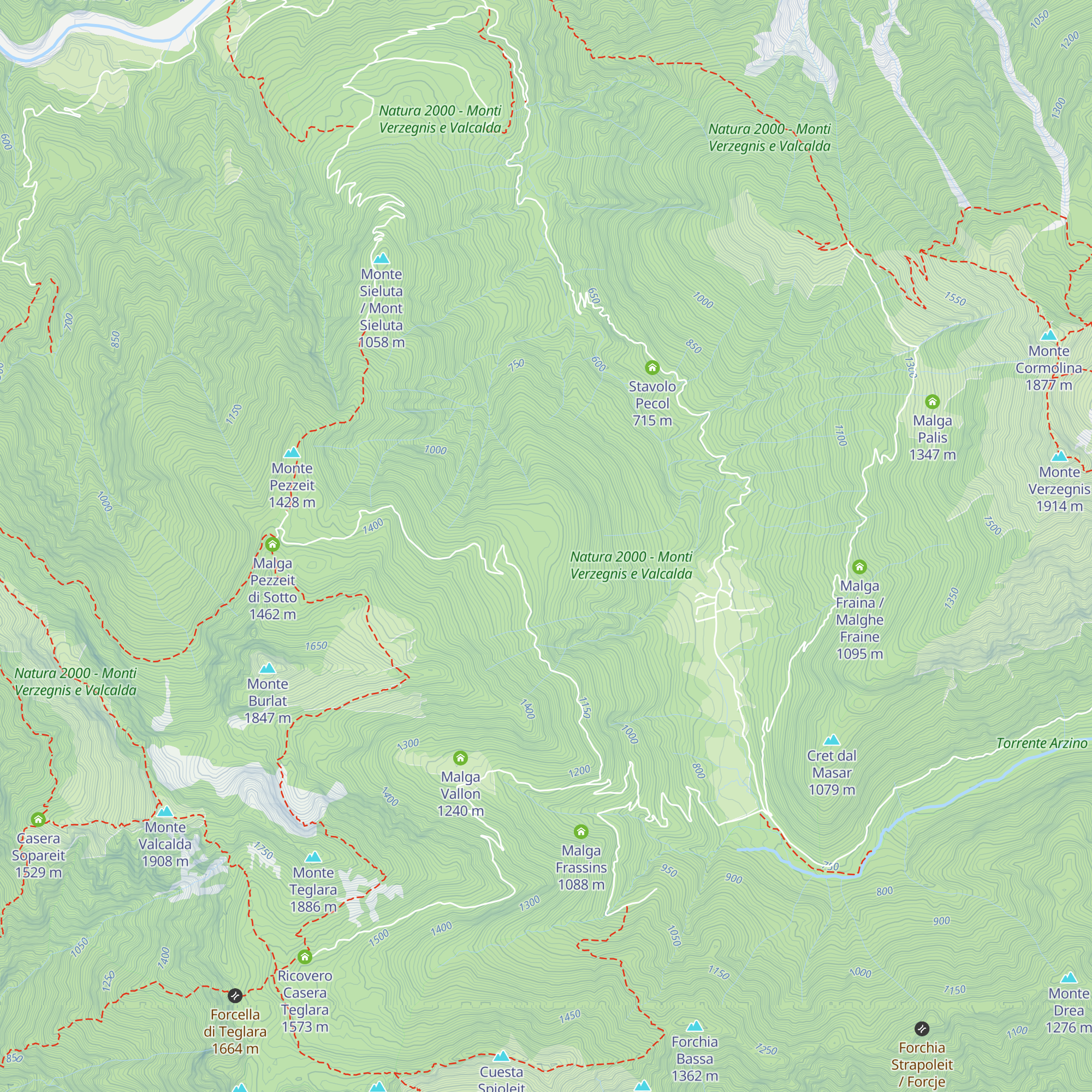 Ricovero Lindo Lupieri map