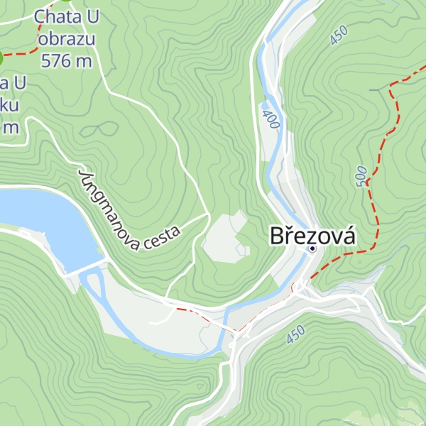 Map of Chata Myslivců