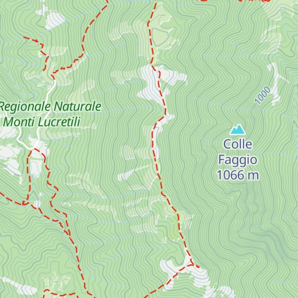 Map of Cima Fidene