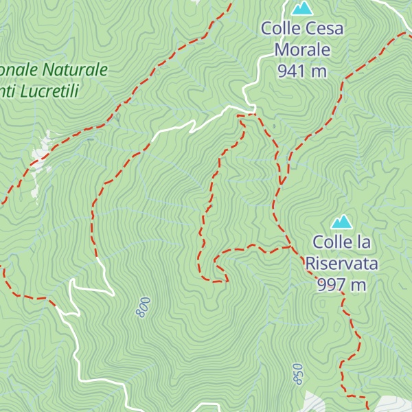 Map of Monte Follettoso