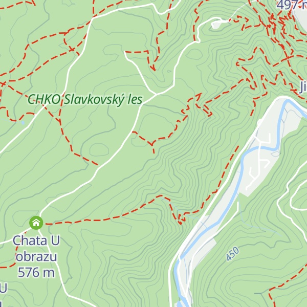 Map of Chata Kazatelna