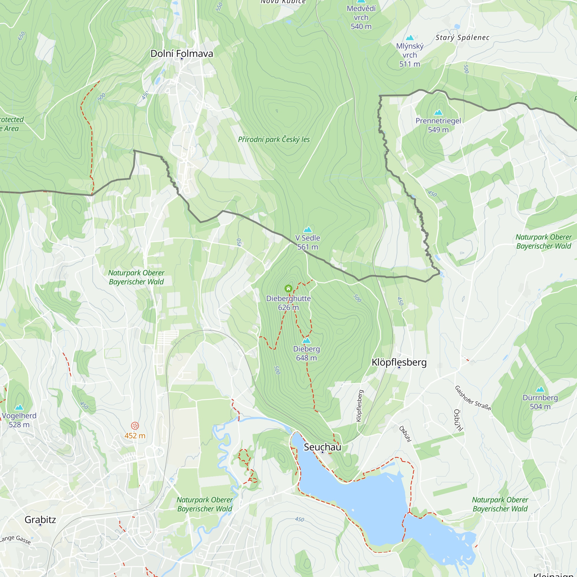 Dieberghütte map