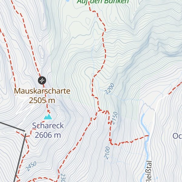Map of Weißbachhütte
