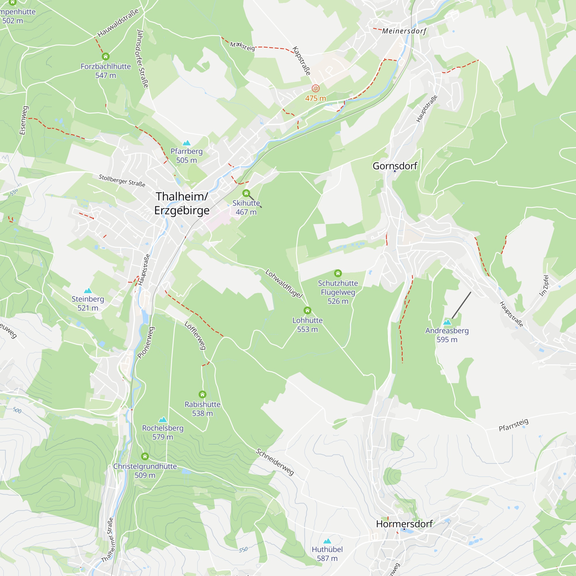 Lohwaldhütte map