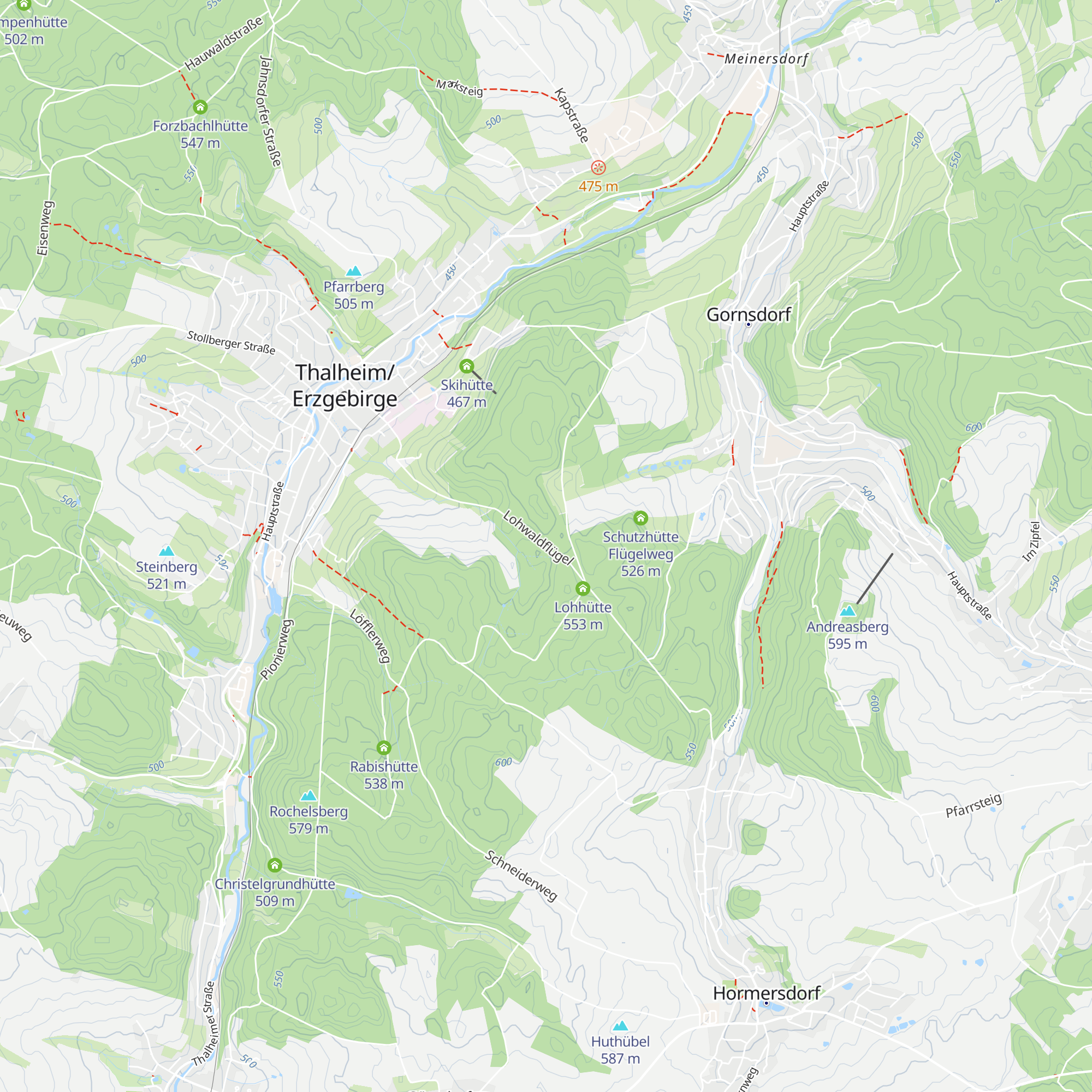 Lohwaldhütte map