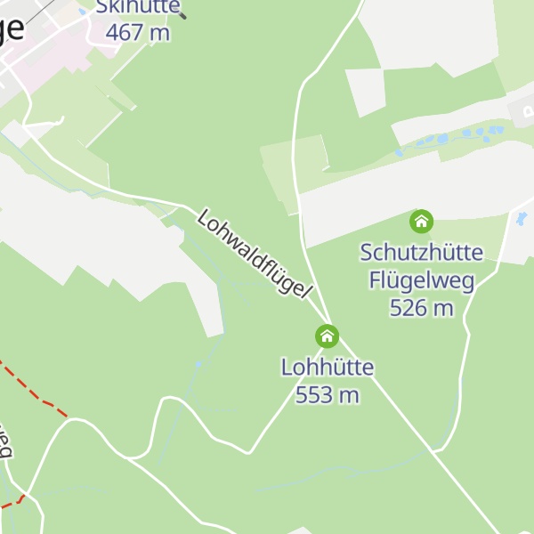 Map of Lohwaldhütte