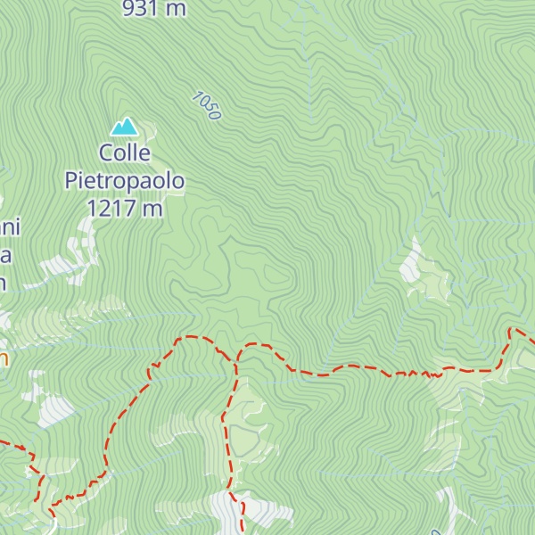 Map of Colle Valle del Lago