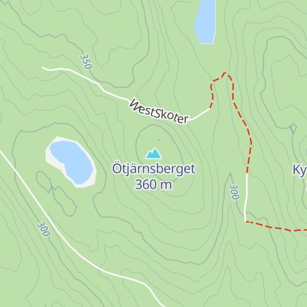 Map of Ötjärnsberget