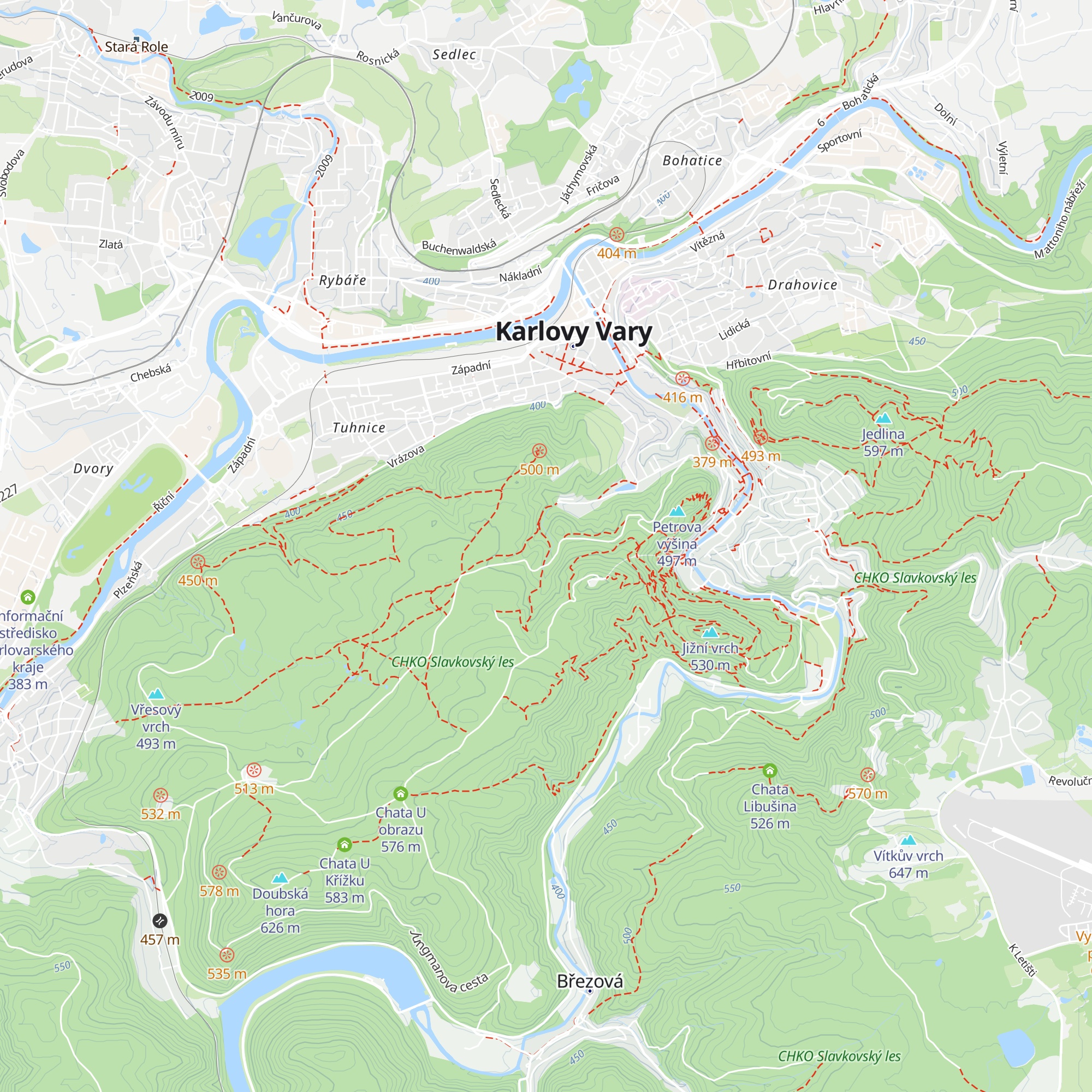Chata Křižíkova map